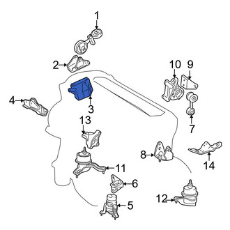 Toyota OE - Engine Mount Bracket