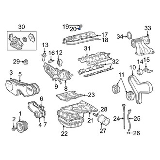 Toyota OE - Engine Oil Filler Cap Gasket