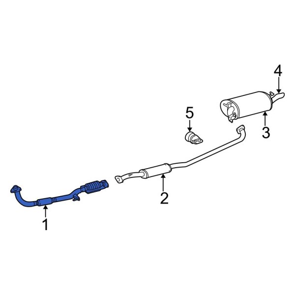 Toyota OE 174100H130 Catalytic Converter