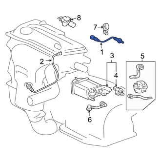 Toyota OE - Center Oxygen Sensor