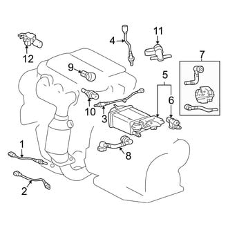Toyota OE - Emission System - Emission Components
