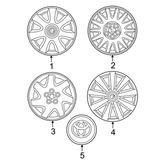 Toyota OE - Wheels - Covers & Trim