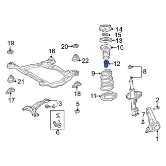 Toyota OE - Front Suspension Strut Bumper