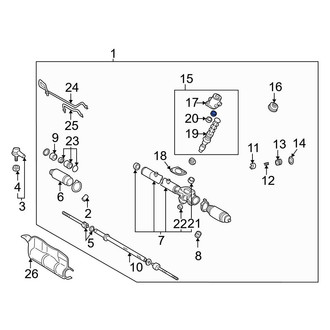 Toyota OE - Front Power Steering Control Valve