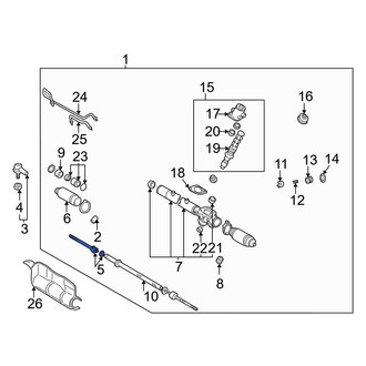 Toyota OE - Inner Steering Tie Rod End