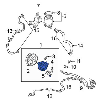 Toyota OE - Power Steering Pump