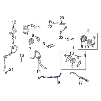 Toyota OE - Power Steering Return Hose