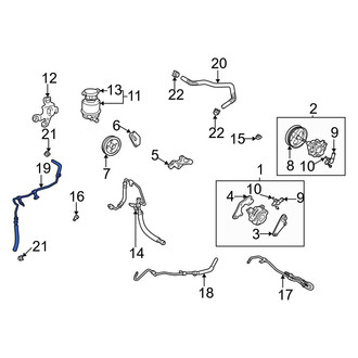Toyota OE - Power Steering Return Hose