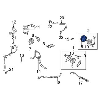 Toyota OE - Power Steering Pump Pulley