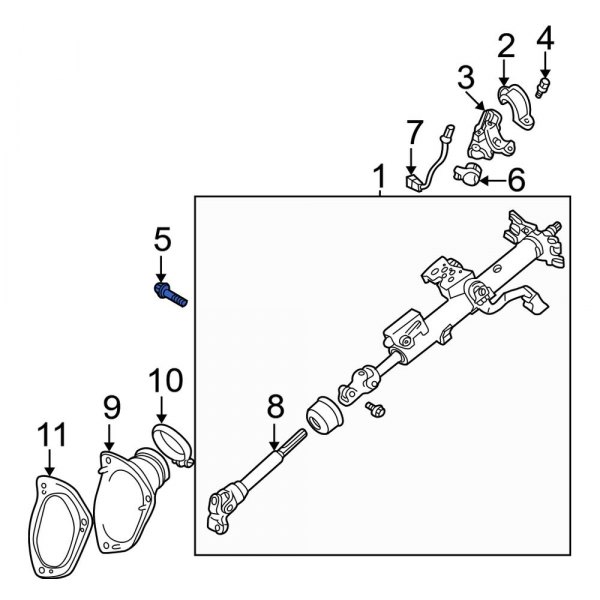 Steering Column Bolt