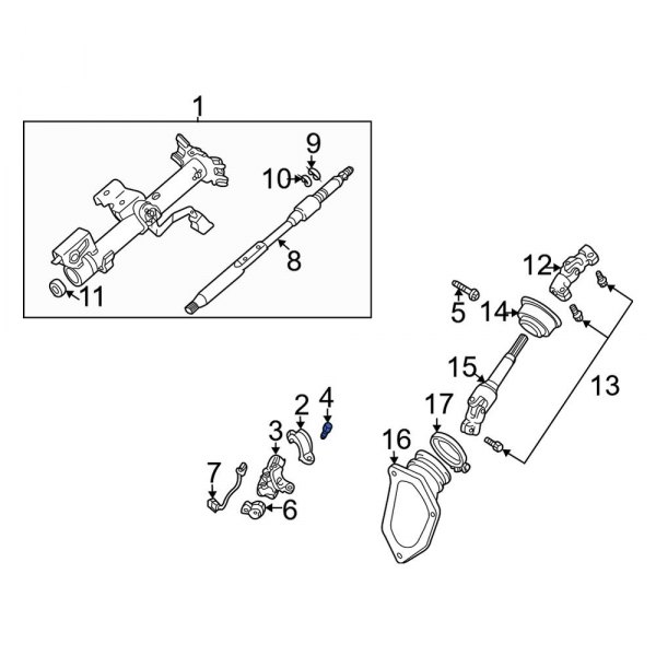 Steering Column Bolt