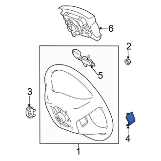 Toyota OE - Left Steering Wheel Trim