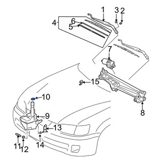 Toyota OE - Front Washer Fluid Reservoir Cap