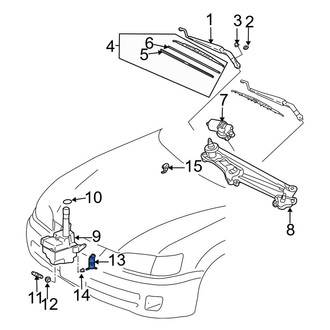 Toyota OE - Windshield Washer Pump