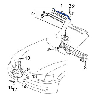 Toyota OE - Left Wiper Arm