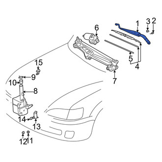 Toyota OE - Left Wiper Arm