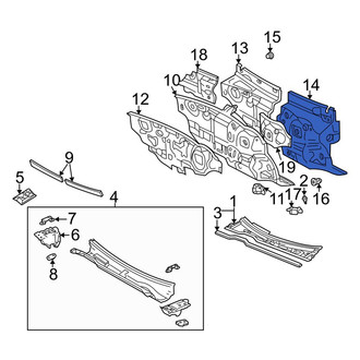 Toyota OE - Left Inner Cowl Insulator