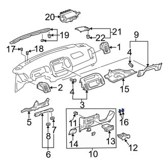 Toyota OE - Instrument Panel Cover