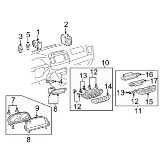 Toyota OE - Rear Console Trim Panel Clip
