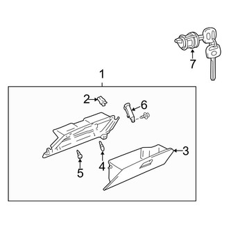 Toyota OE - Instrument Panel - Glove Box (USA Built)