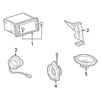 Toyota OE - Instrument Panel - Sound System (USA Built)