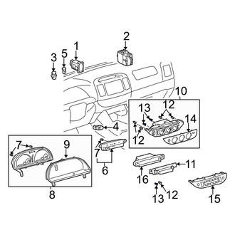 Toyota OE - Instrument Panel Trim Panel Clip