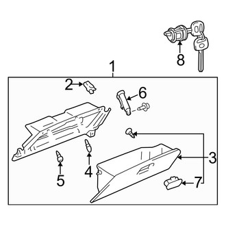 Toyota OE - Instrument Panel - Glove Box (Japan Built)