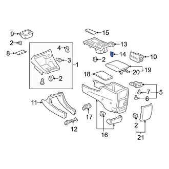 Toyota OE - Instrument Panel Trim Panel Clip