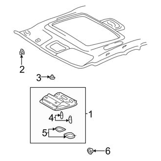 Toyota OE - Overhead Console (USA Built)