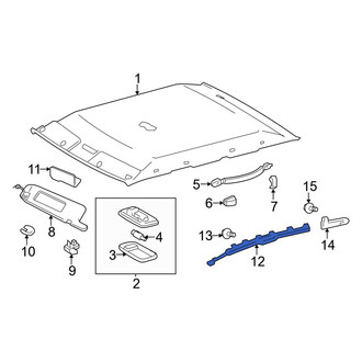 Toyota OE - Left Roof Insulator