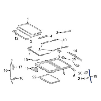 Toyota OE - Rear Sunroof Drain Hose