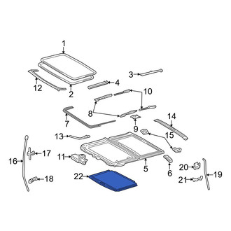 Toyota OE - Sunroof Cover