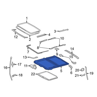 Toyota OE - Sunroof Frame