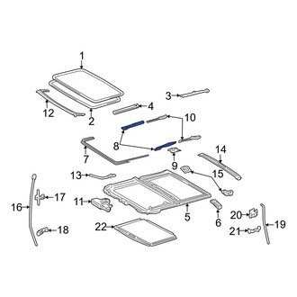 Toyota OE - Left Sunroof Lifter