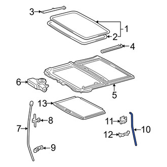 Toyota OE - Rear Sunroof Drain Hose