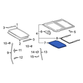 Toyota OE - Sunroof Cover