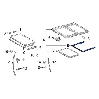 Toyota OE - Sunroof Cable