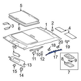 Toyota OE - Front Left Roof Insulator