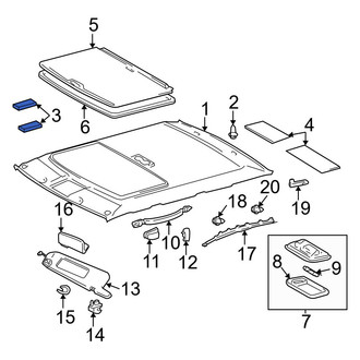 Toyota OE - Front Left Roof Insulator