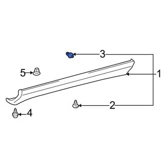 Toyota OE - Rocker Panel Molding Clip