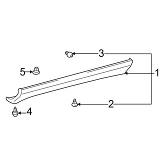 Toyota OE - Pillars, Rocker & Floor - Exterior Trim (Japan Built)