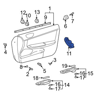 Toyota OE - Front Left Door Window Switch