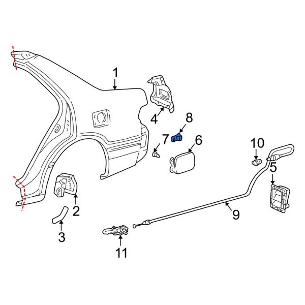 Fuel Door Spring