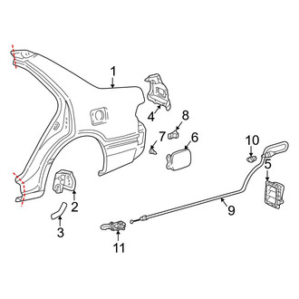 Toyota OE - Quarter Panel & Components (USA Built)