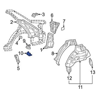 Toyota OE - Rear Left Outer Wheel Housing Bracket