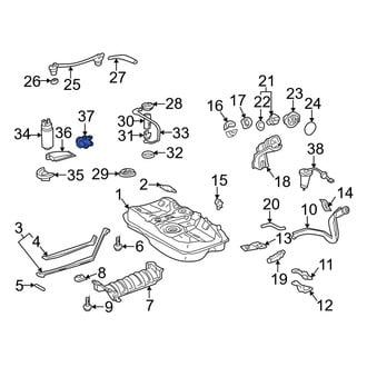 Toyota OE - Fuel Injection Pressure Regulator