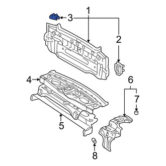 Toyota OE - Rear Rear Body Panel Bracket