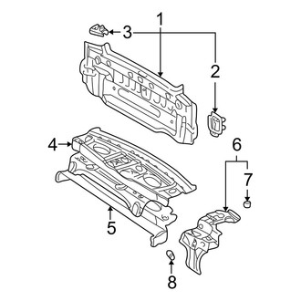 Toyota OE - Rear Body & Floor - Rear Body