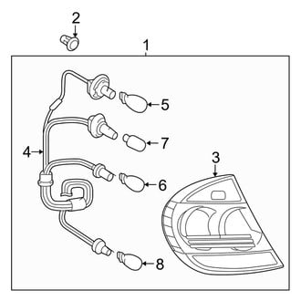 Toyota OE - Rear Lamps - Combination Lamps