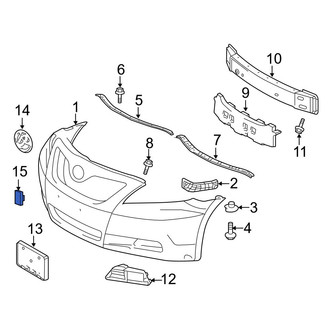 Toyota OE - Front Tow Hook Cover